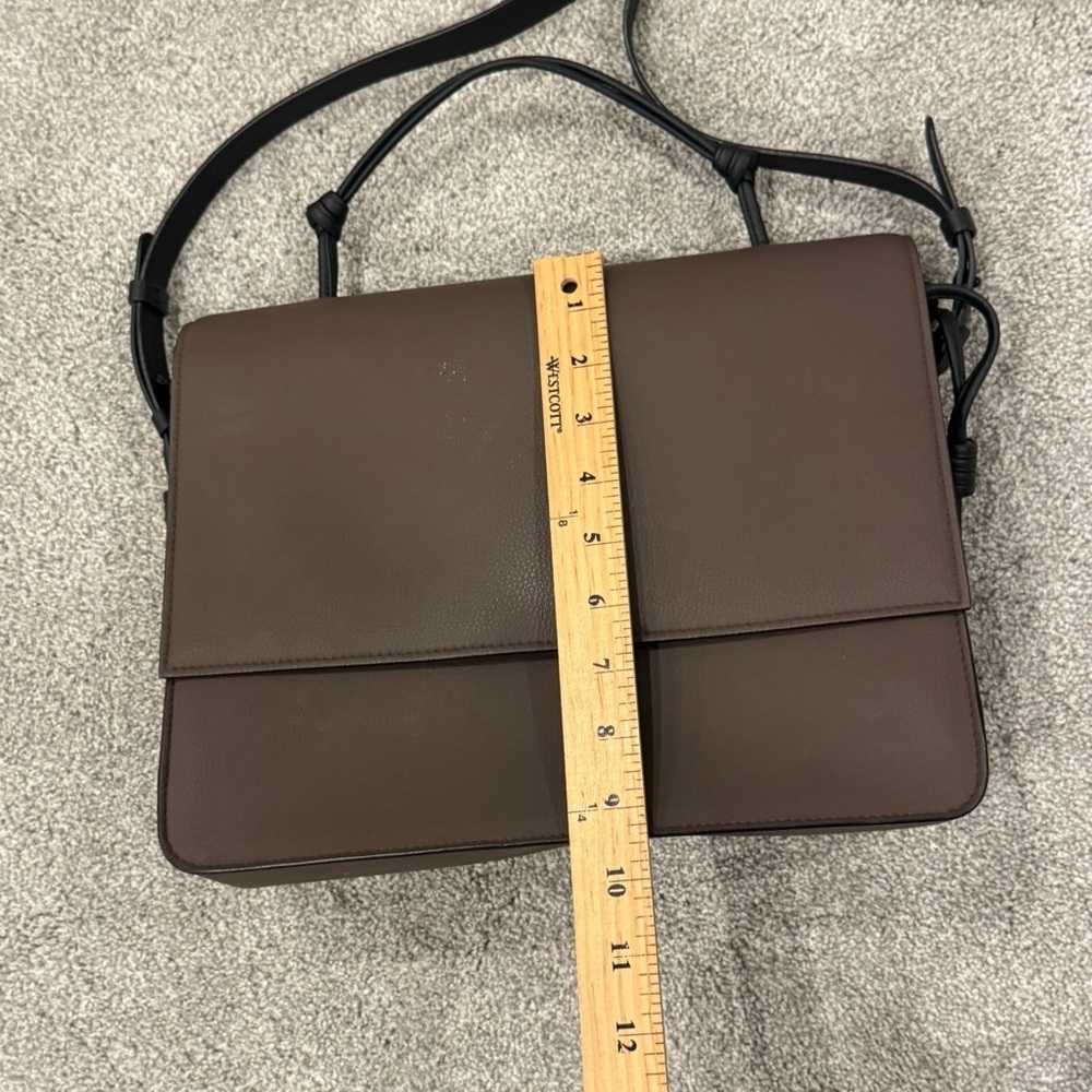 Von Holzhausen “The Handheld” Satchel Chocolate Brown and Black Trim - Picture 13 of 16